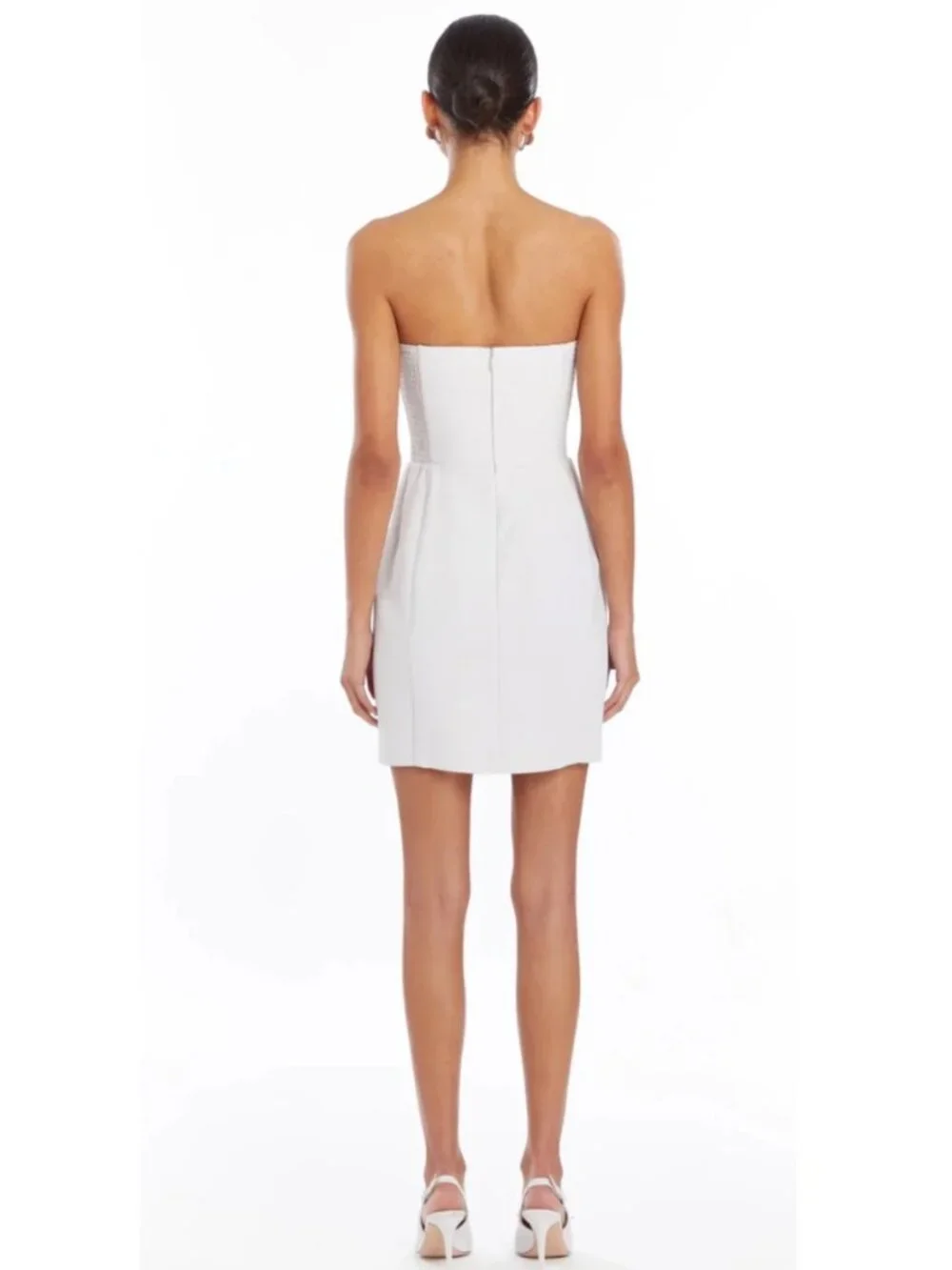 White Amanda Uprichard Dress - Picture 2 of 3